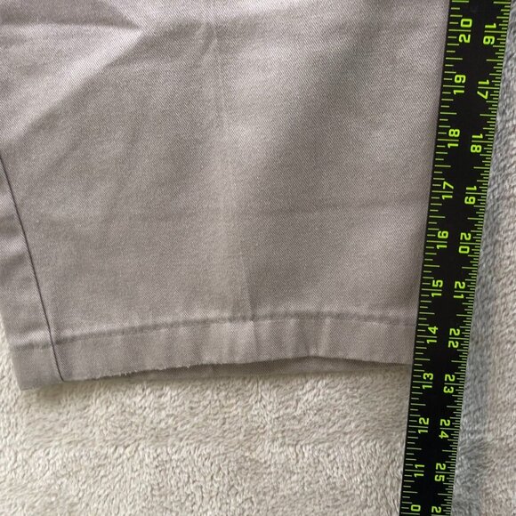 Dickies Mens Wok Pants Size 40x32 Khaki Straight Classic Flat Front Loose Relaxe - Picture 5 of 11